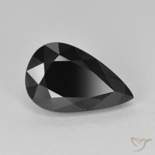 4.74ct Natural Chorlo turmalina, En forma de pera, Opaco