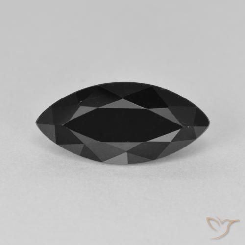 Turmalina Chorlo natural de 3.31 ct, Marquesa, Opaco