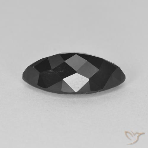 Turmalina Chorlo natural de 3.31 ct, Marquesa, Opaco