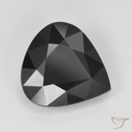 4.21ct Natural Chorlo Turmalina, En forma de pera, Opaco
