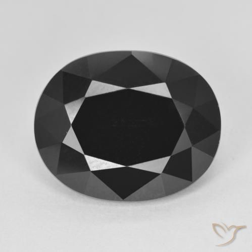 10.38ct Natural Chorlo turmalina, Ovalada, Opaco