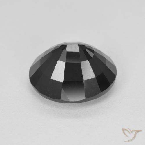 Turmalina Chorlo natural de 4.33 ct, Ovalada, Opaco
