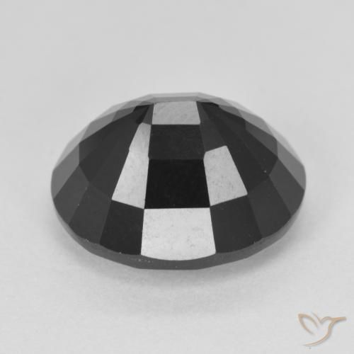 Turmalina Chorlo natural de 6.42 ct, Ovalada, Opaco
