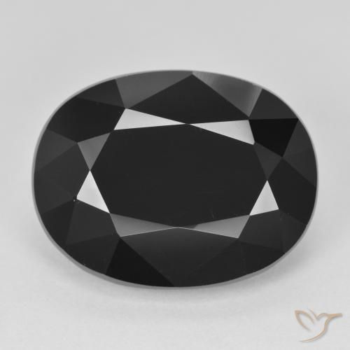 17.83ct Natural Chorlo turmalina, Ovalada, Opaco