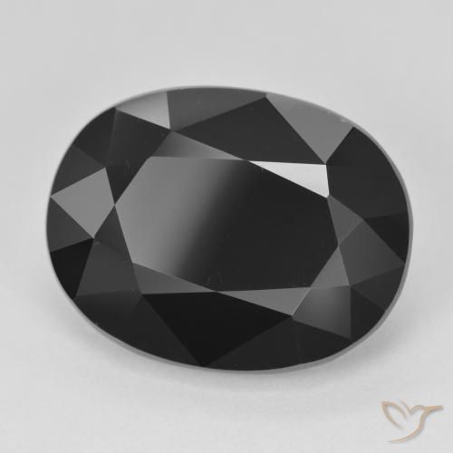Turmalina Chorlo natural de 17.83 ct, Ovalada, Opaco