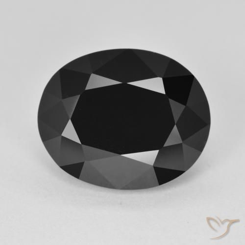 9.31ct Natural Chorlo turmalina, Ovalada, Opaco