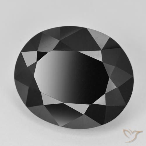 18.79ct Natural Chorlo turmalina, Ovalada, Opaco