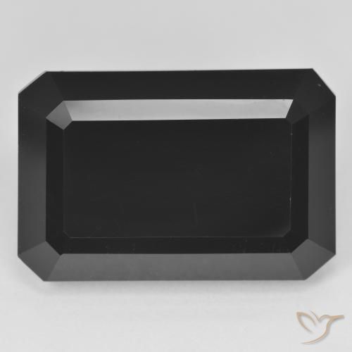 41.95ct Natural Chorlo Turmalina, corte esmeralda, Opaco
