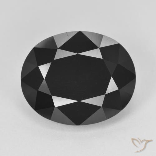 13.62ct Natural Chorlo turmalina, Ovalada, Opaco