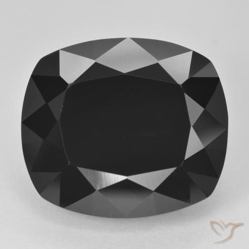 28.84ct Natural Chorlo Turmalina, Forma Cojín, Opaco