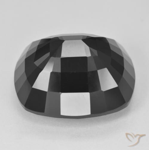 Turmalina Chorlo natural de 28.84 ct, Forma Cojín, Opaco