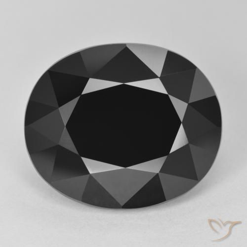 16.98ct Natural Chorlo turmalina, Ovalada, Opaco