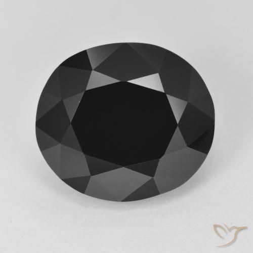 12.09ct Natural Chorlo turmalina, Ovalada, Opaco