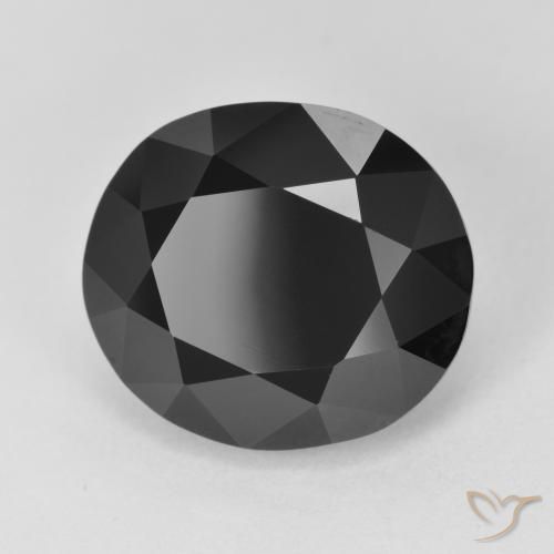 Turmalina Chorlo natural de 12.09 ct, Ovalada, Opaco