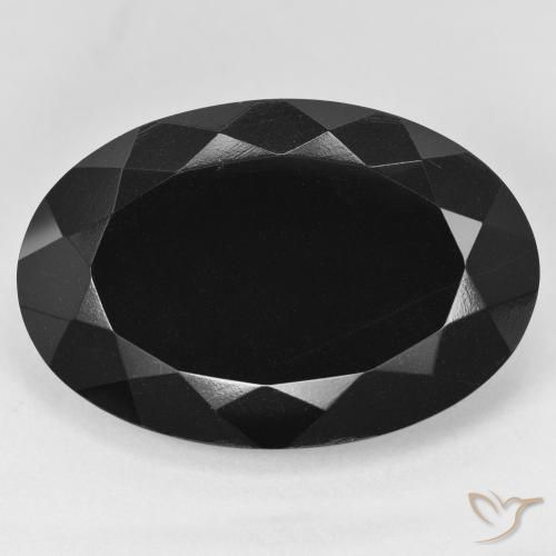 Turmalina Chorlo natural de 26.09 ct, Ovalada, Opaco
