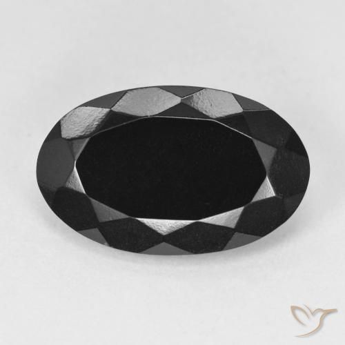 5.75ct Natural Chorlo Turmalina, Ovalada, Opaco