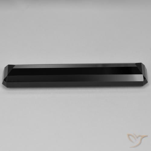 Turmalina Chorlo natural de 27.92 ct, Corte Octágono / Esmeralda, Opaco