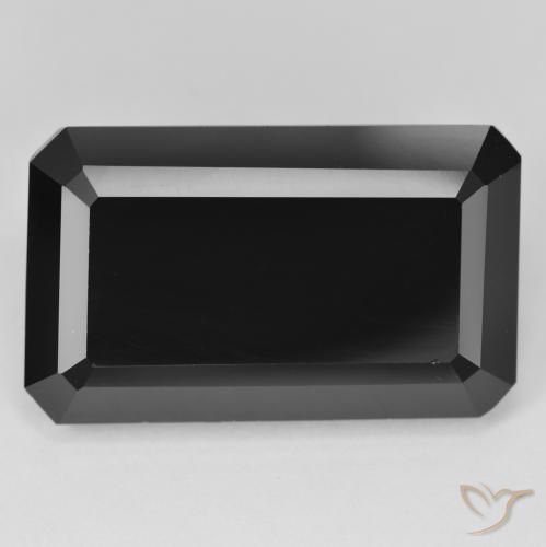 31.32ct Natural Chorlo turmalina, corte esmeralda, Opaco