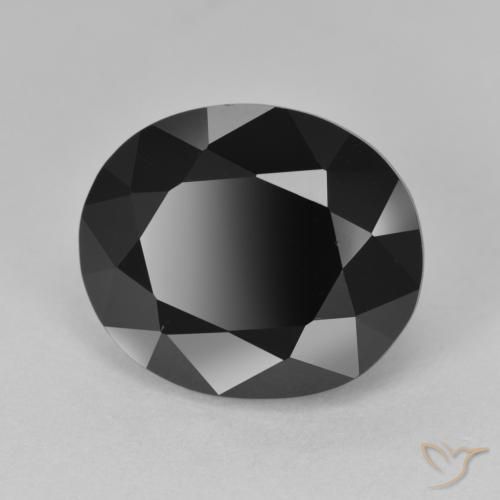 9.87ct Natural Chorlo turmalina, Ovalada, Opaco