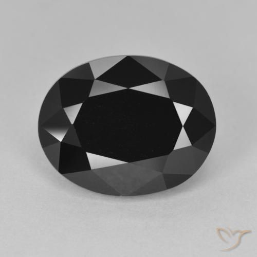 8.47ct Natural Chorlo turmalina, Ovalada, Opaco