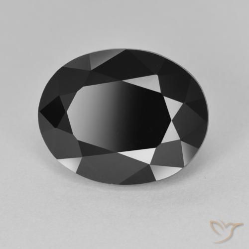 Turmalina Chorlo natural de 8.47 ct, Ovalada, Opaco