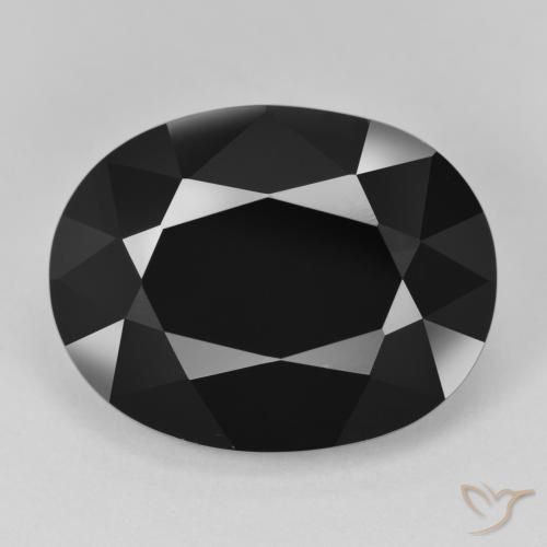 16.78ct Natural Chorlo turmalina, Ovalada, Opaco