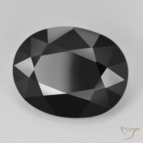Turmalina Chorlo natural de 16.78 ct, Ovalada, Opaco