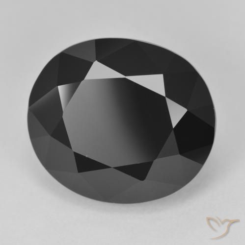 16.89ct Natural Chorlo turmalina, Ovalada, Opaco