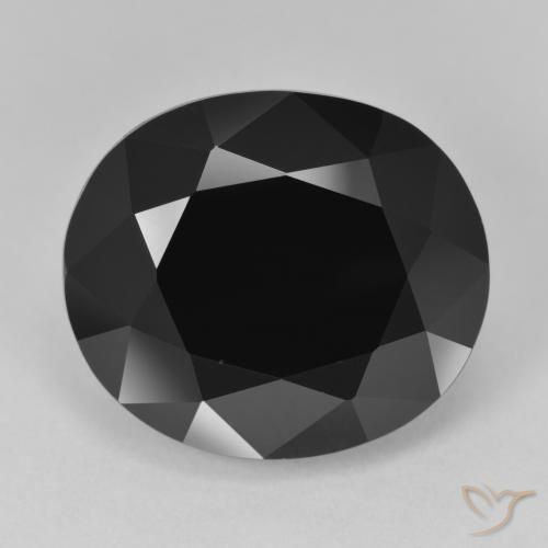 Turmalina Chorlo natural de 16.89 ct, Ovalada, Opaco