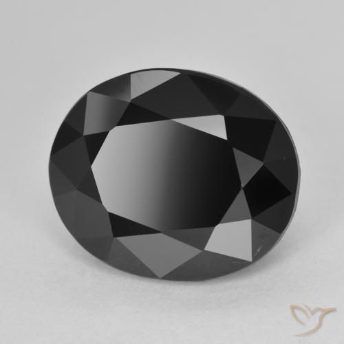 Turmalina Chorlo natural de 10.39 ct, Ovalada, Opaco