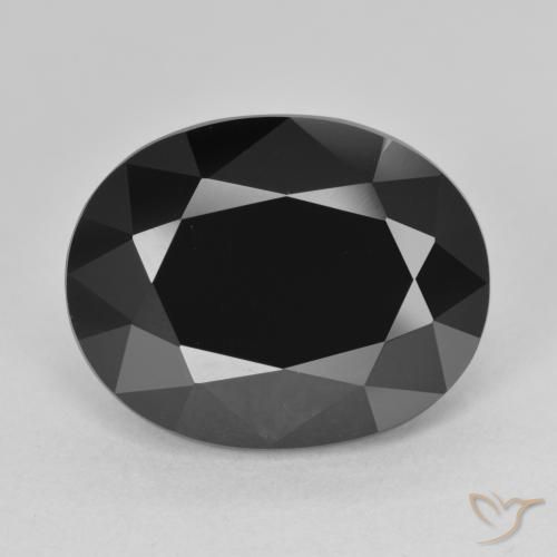 9.93ct Natural Chorlo turmalina, Ovalada, Opaco