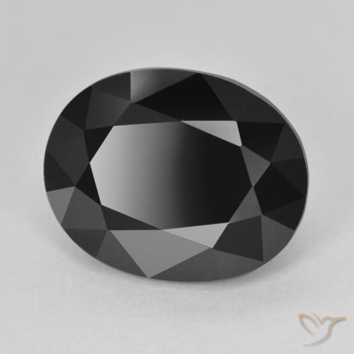 Turmalina Chorlo natural de 9.93 ct, Ovalada, Opaco