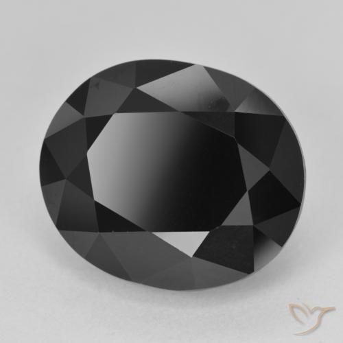 Turmalina Chorlo natural de 15.22 ct, Ovalada, Opaco
