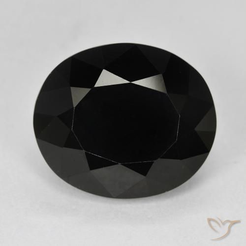 14.93ct Natural Chorlo turmalina, Ovalada, Opaco