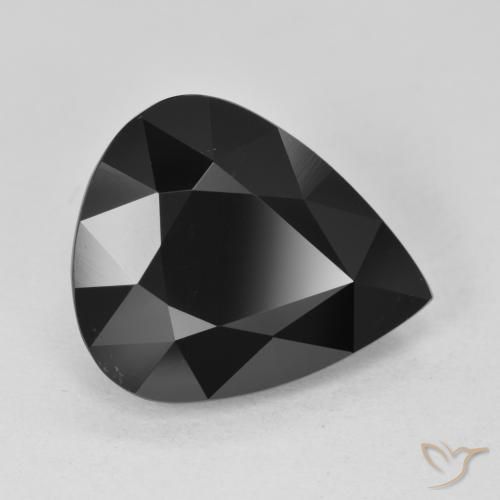7.95ct Natural Chorlo Turmalina, En forma de pera, Opaco