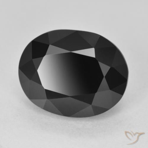 Turmalina Chorlo natural de 10.32 ct, Ovalada, Opaco