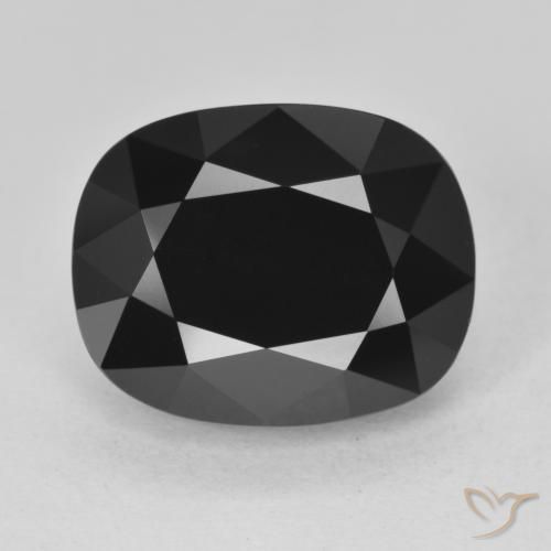9.49ct Natural Chorlo Turmalina, Forma Cojín, Opaco