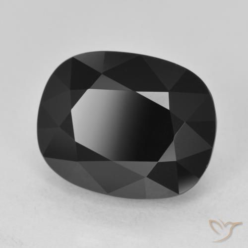 Turmalina Chorlo natural de 9.49 ct, Forma Cojín, Opaco