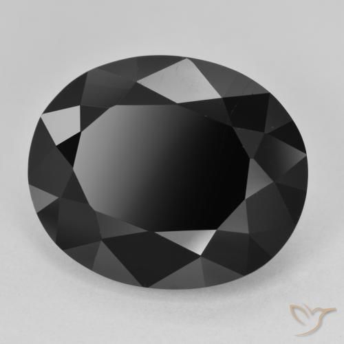 Turmalina Chorlo natural de 19.60 ct, Ovalada, Opaco