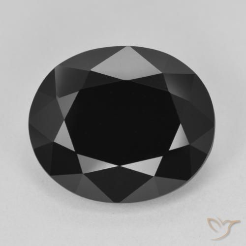 12.61ct Natural Chorlo turmalina, Ovalada, Opaco