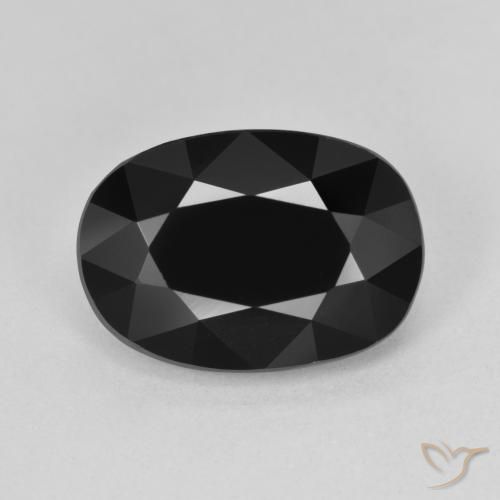 6.96ct Natural Chorlo turmalina, Ovalada, Opaco