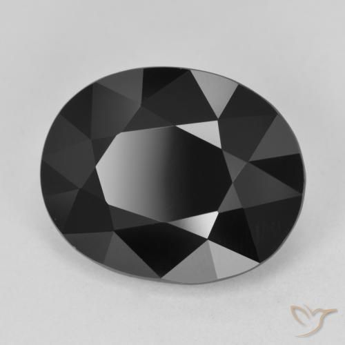 Turmalina Chorlo natural de 12.07 ct, Ovalada, Opaco