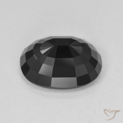 Turmalina Chorlo natural de 5.15 ct, Ovalada, Opaco
