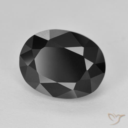 Turmalina Chorlo natural de 7.19 ct, Ovalada, Opaco