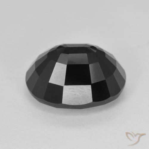 Turmalina Chorlo natural de 7.19 ct, Ovalada, Opaco