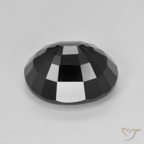 Turmalina Chorlo natural de 5.88 ct, Ovalada, Opaco