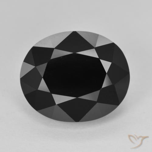 11.55ct Natural Chorlo turmalina, Ovalada, Opaco