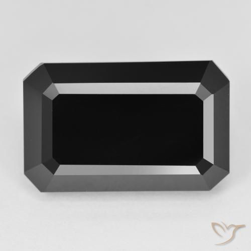 23.09ct Natural Chorlo Turmalina, corte esmeralda, Opaco
