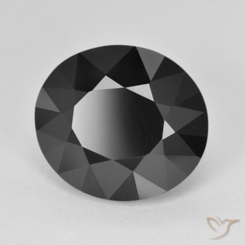 Turmalina Chorlo natural de 11.27 ct, Ovalada, Opaco