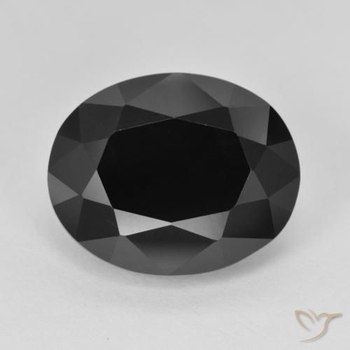 9.85ct Natural Chorlo turmalina, Ovalada, Opaco